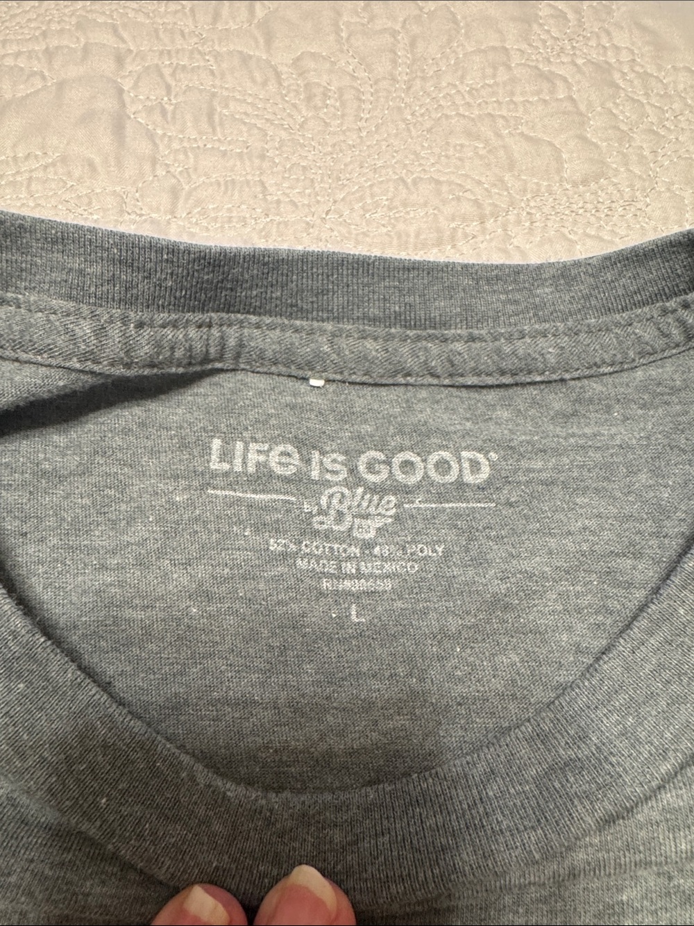Life Is Good Gray, Clemson Tigers T-shirt - Picture 3 of 4